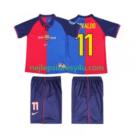 Fotbalový Dres FC Barcelona RIVALDO 11 1999 2000 Retro Dětské Domácí